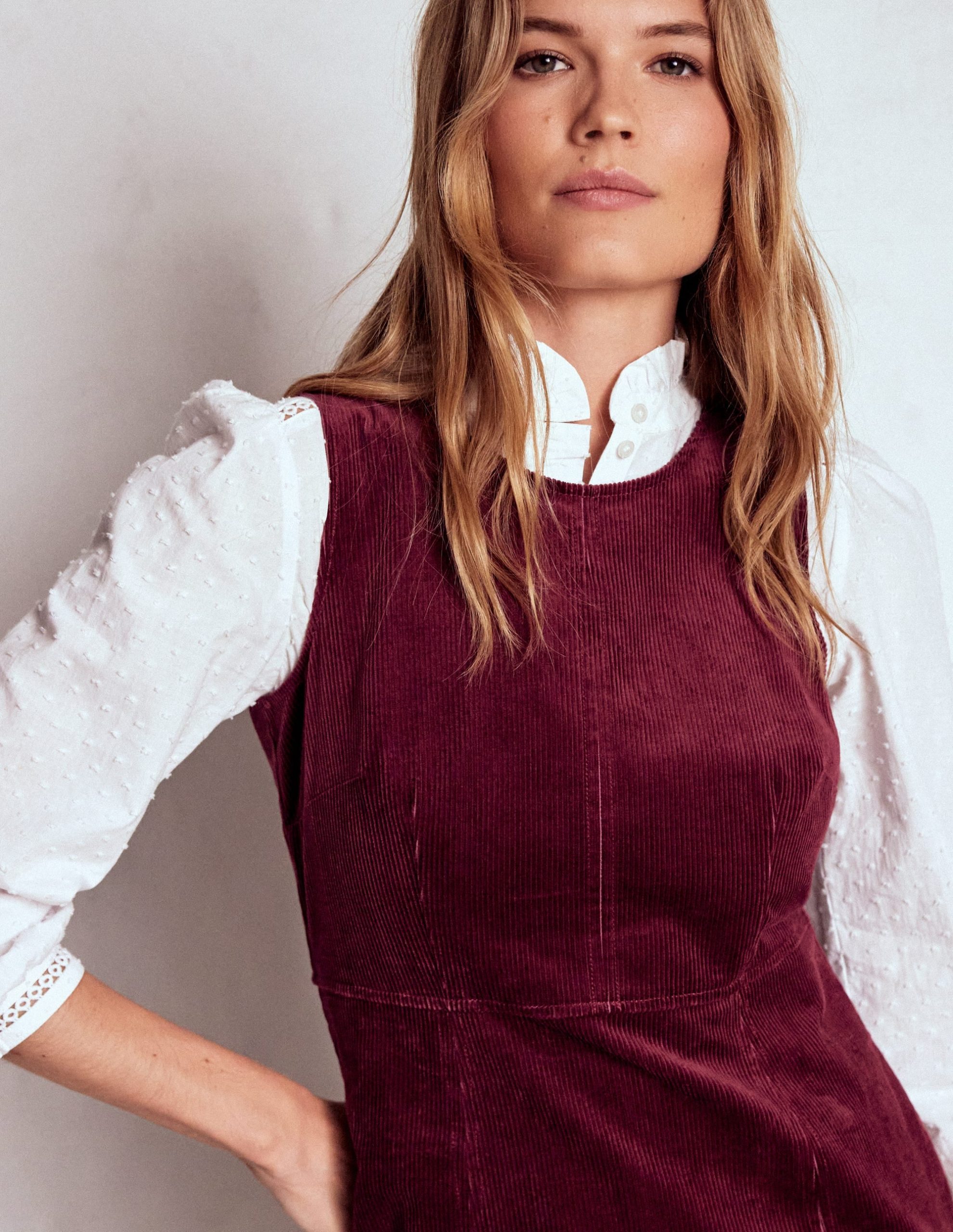 Annie Cord Shift Dress-Deep Wisteria - Image 2