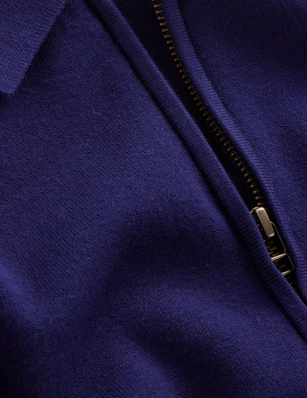 Fiona Zip Front Knitted Dress-Navy - Image 7