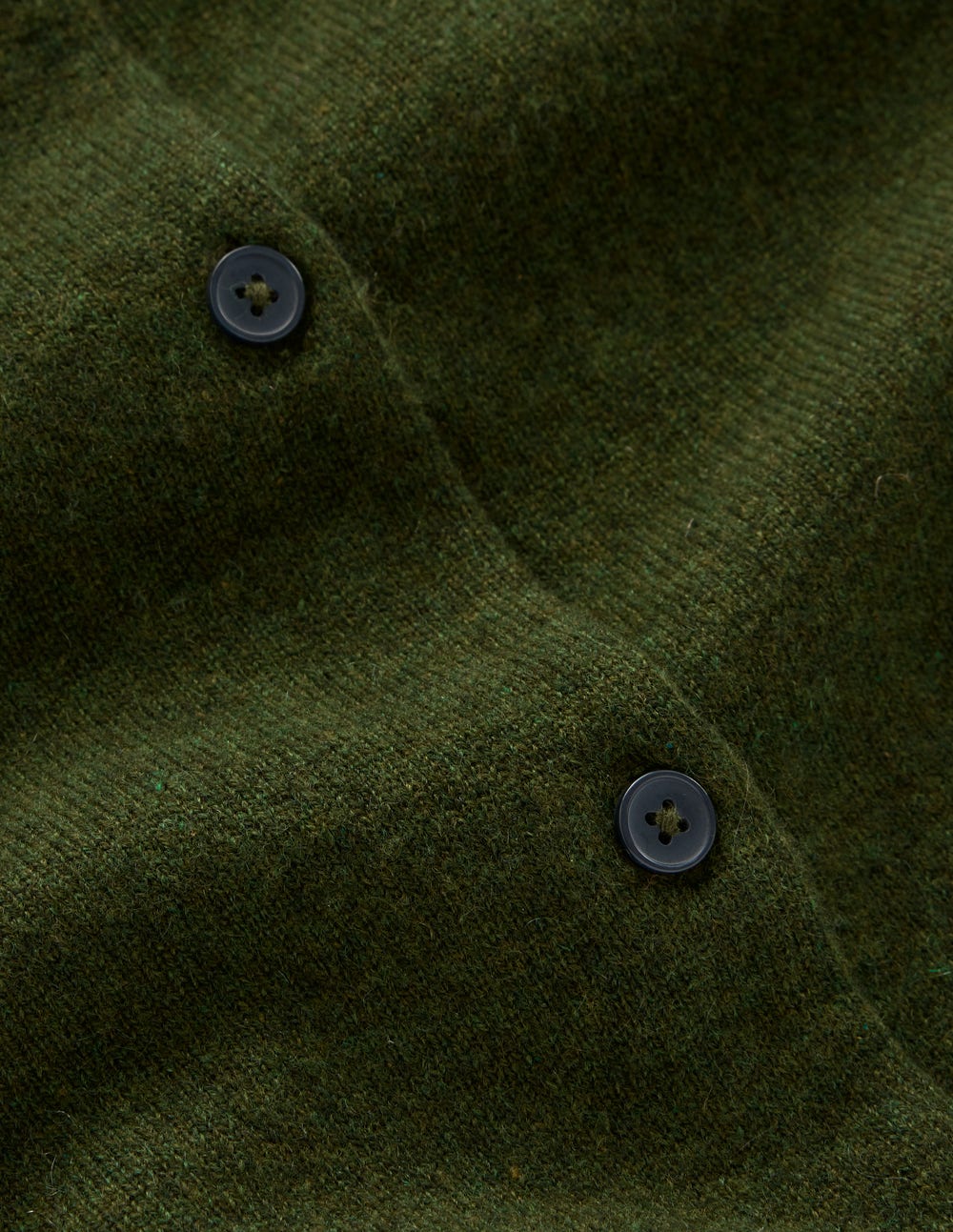 Eva Cashmere Crew Cardigan-Leaf Green Melange - Image 6