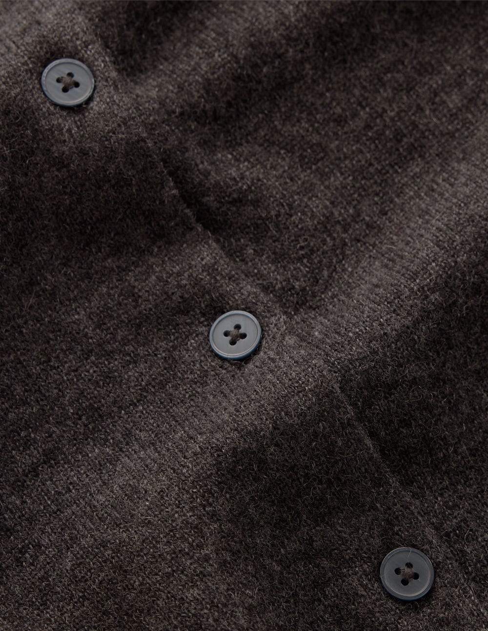 Eva Cashmere Cropped Cardigan-Charcoal Melange - Image 7