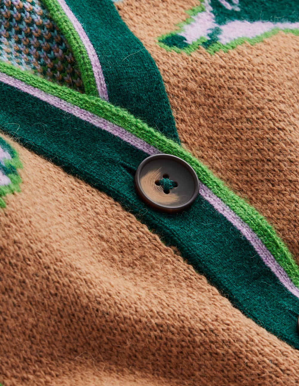 Quinn Boyfriend Cardigan-Emerald Night Whippet - Image 8