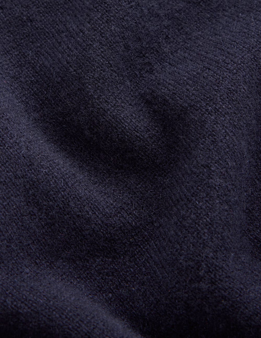 Eva Cashmere Roll Neck Sweater-Navy - Image 8
