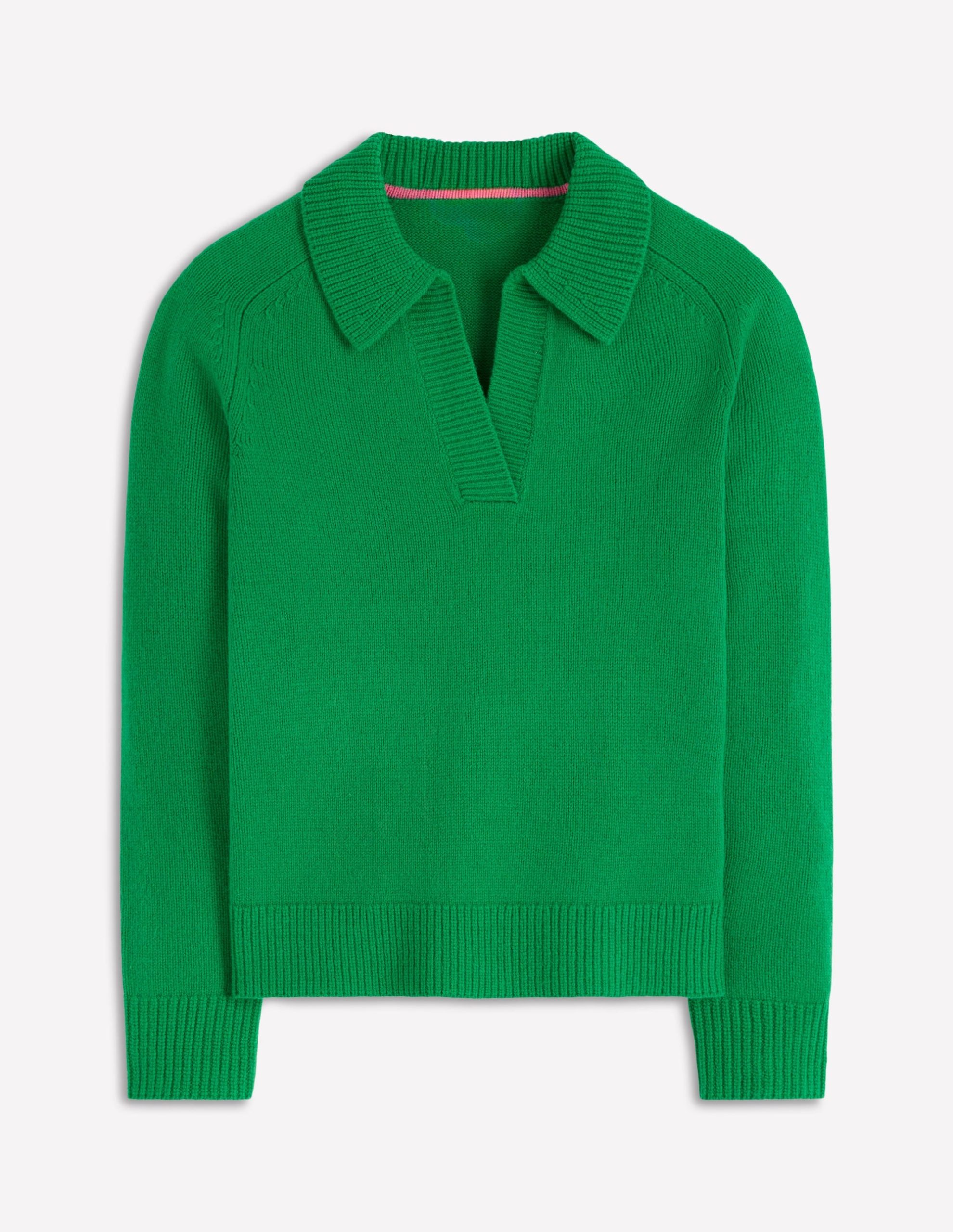 Marion Merino Henley Sweater-Rich Emerald - Image 7