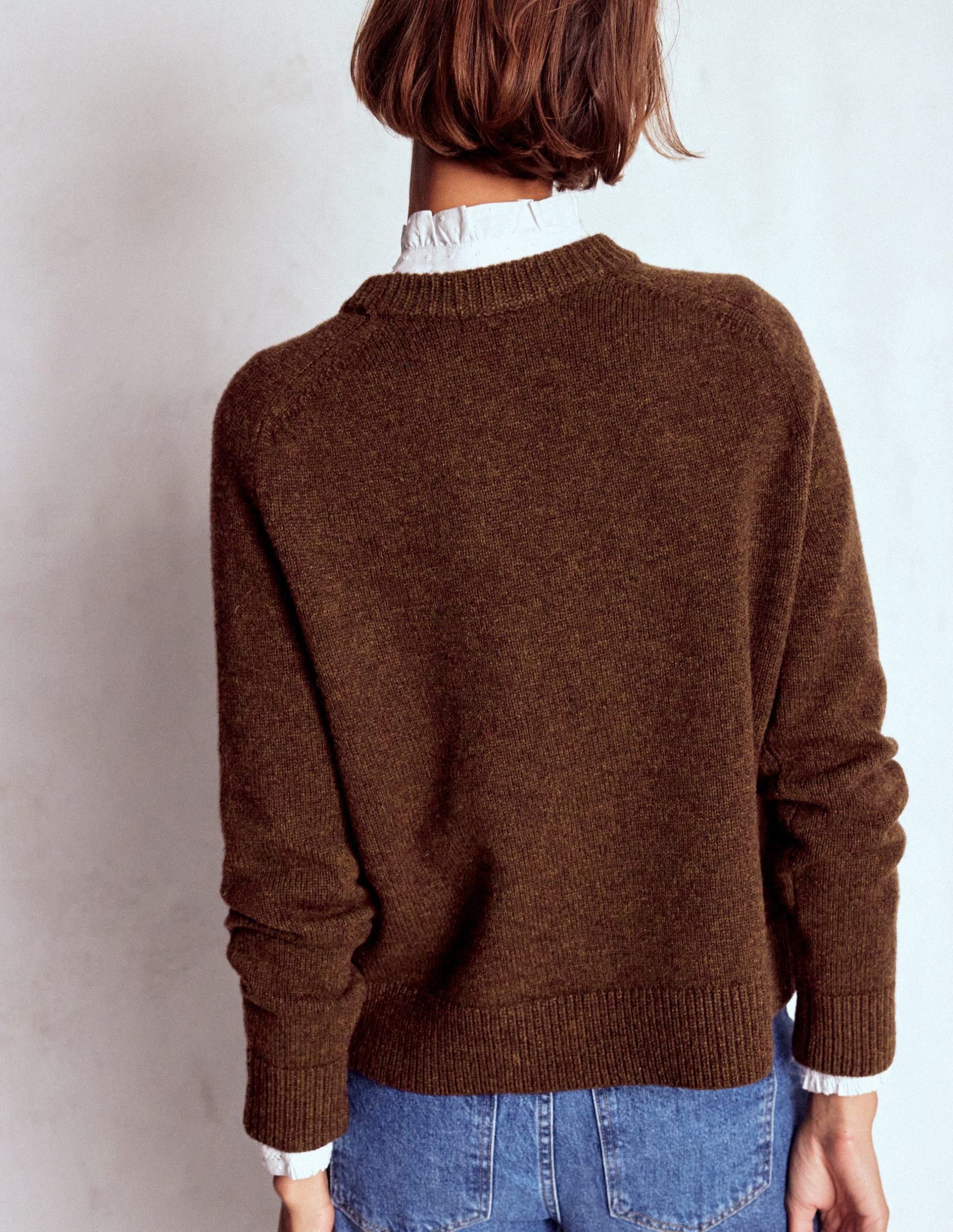 Marion Merino Sweater-Raw Umber - Image 3