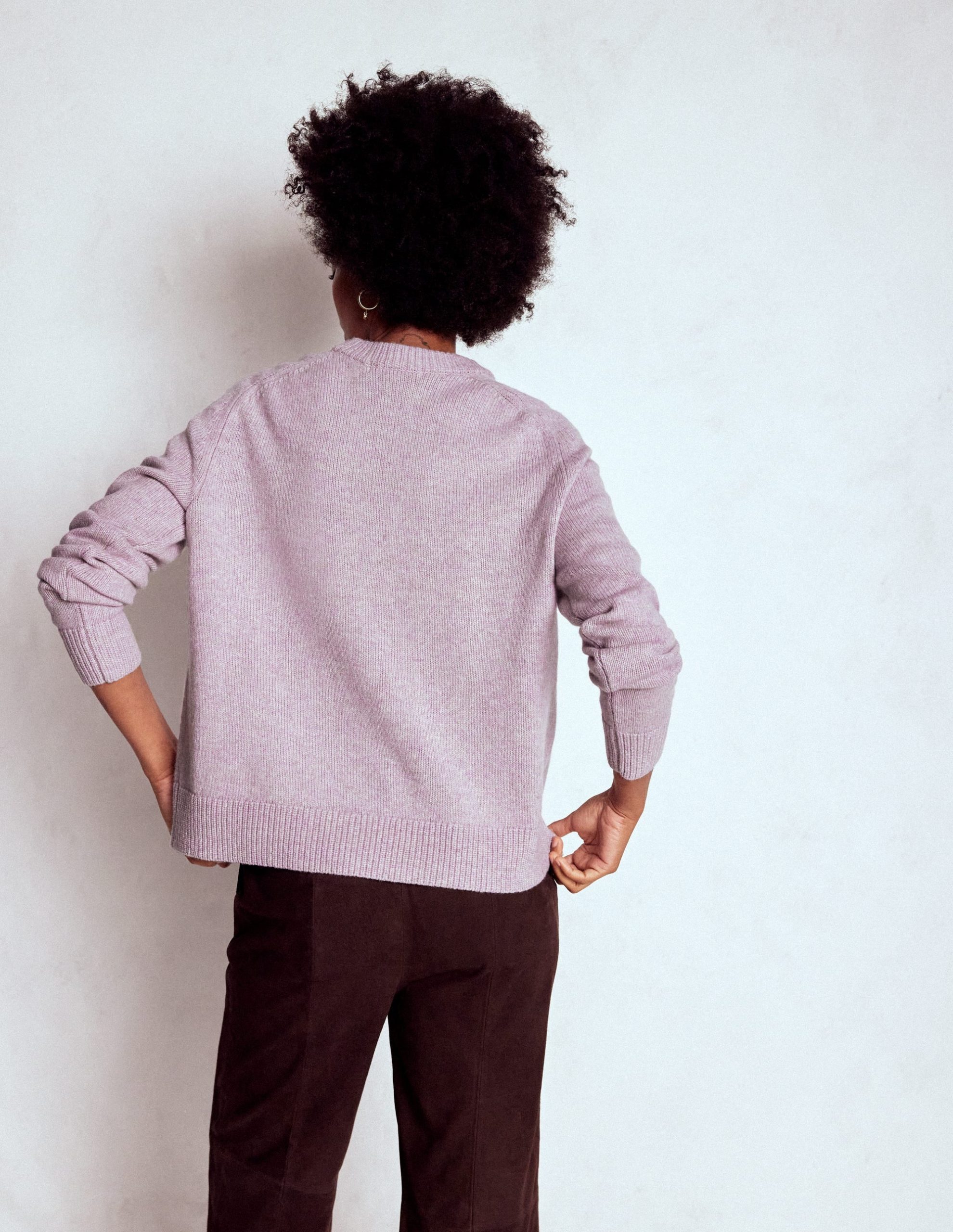 Marion Merino Sweater-Chalky Violet - Image 3