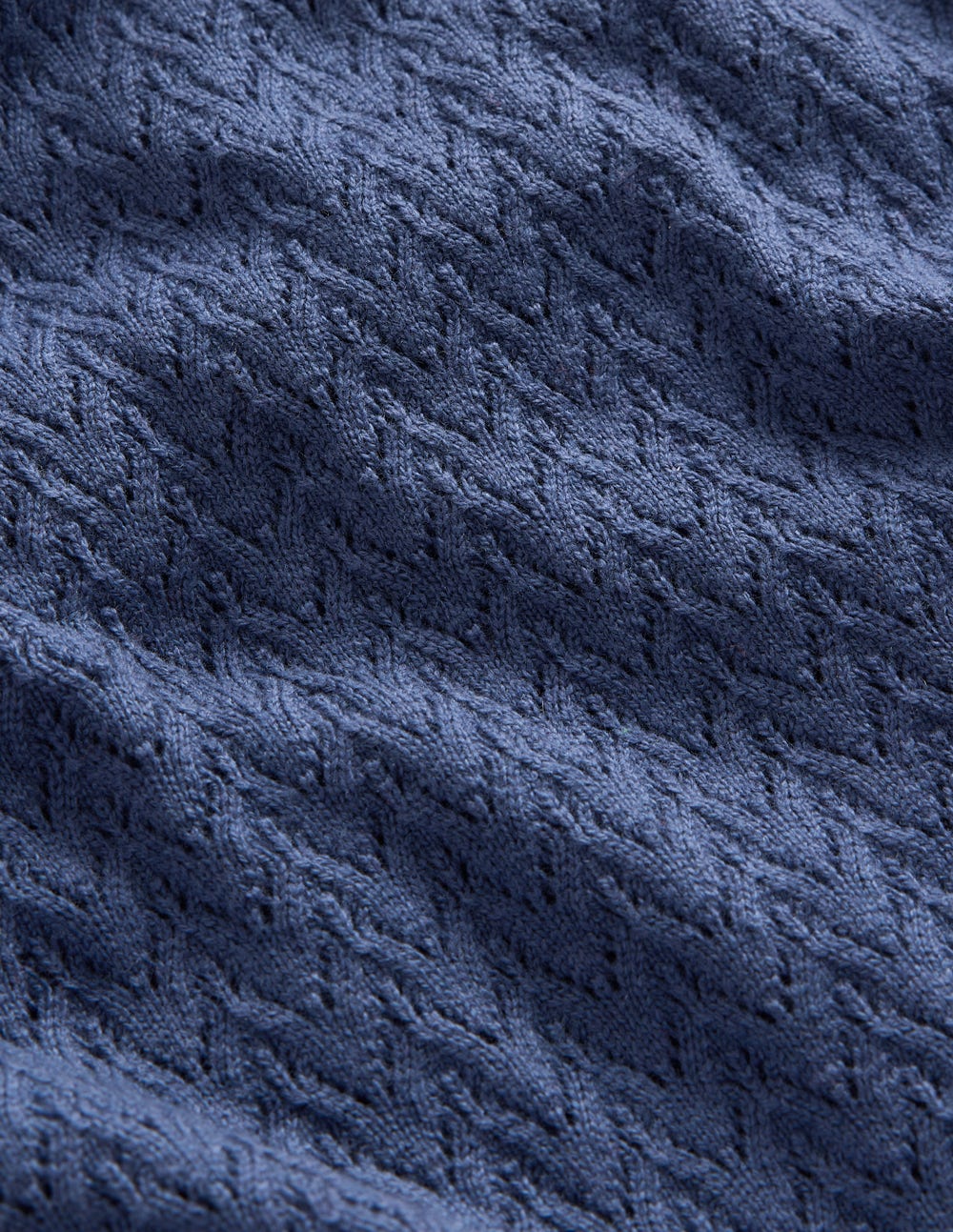 Diane Pointelle Sweater-Denim Blue - Image 6