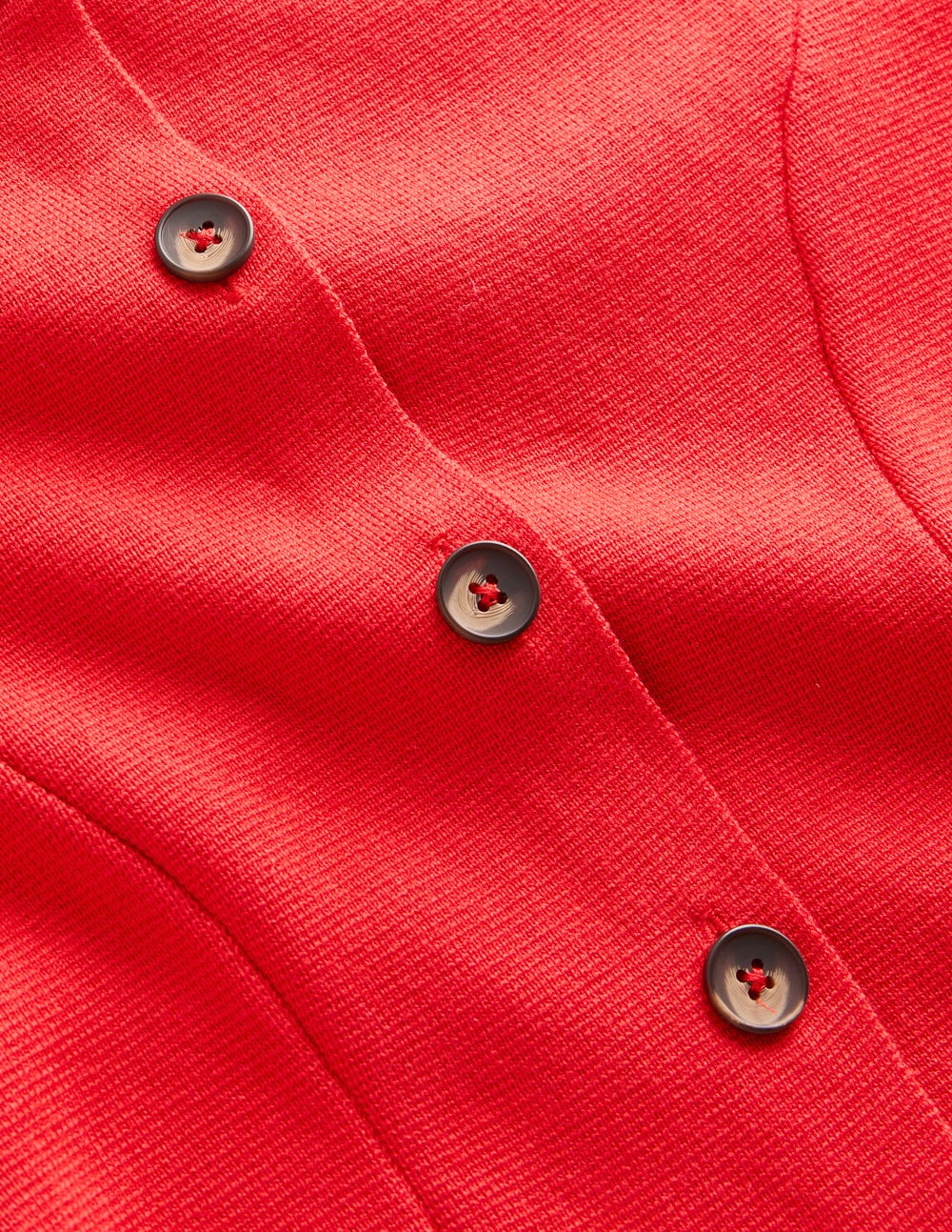 Joanna Fitted Knitted Jacket-Poppy Red - Image 8