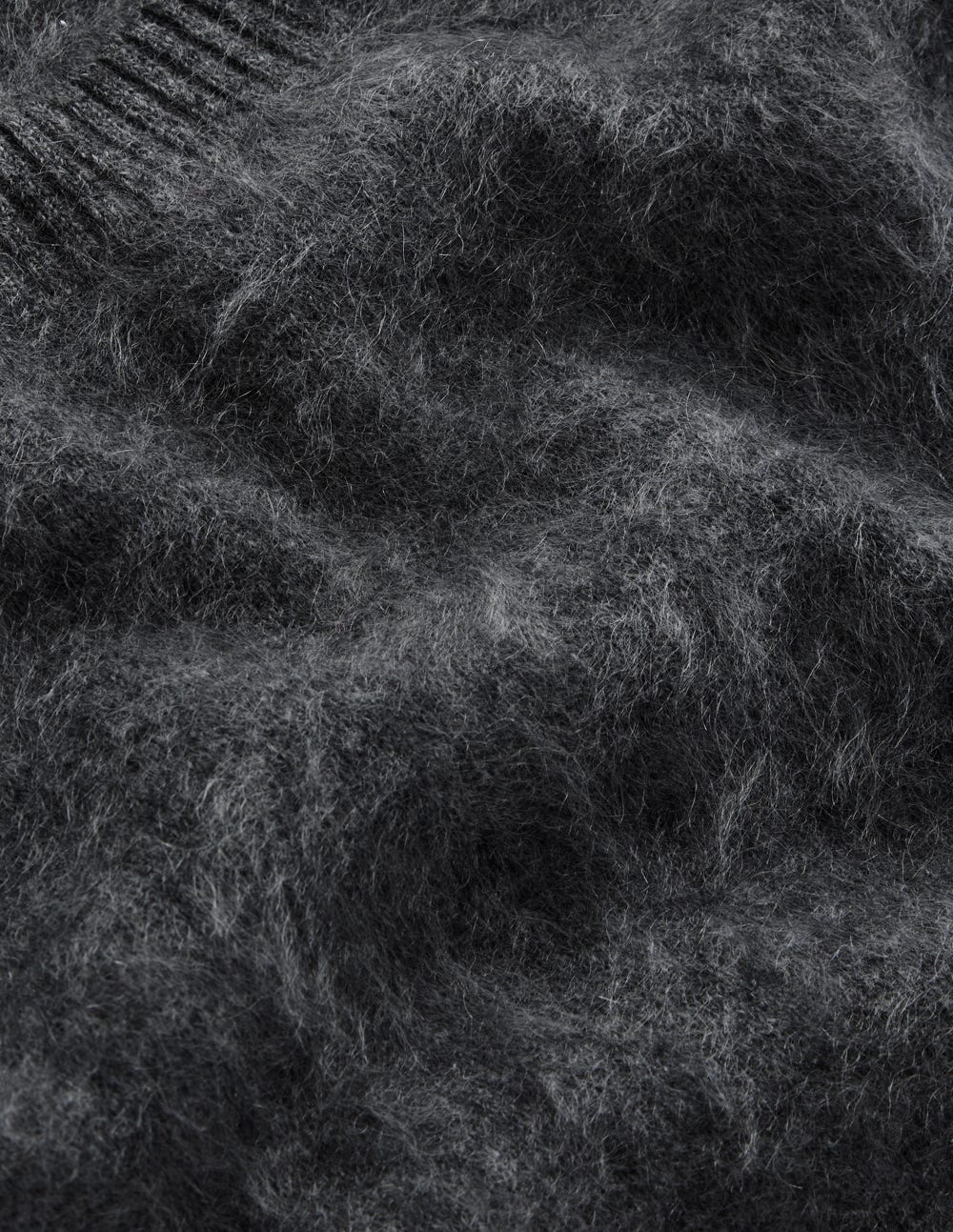 Brushed Cashmere Sweater-Slate Grey - Image 6