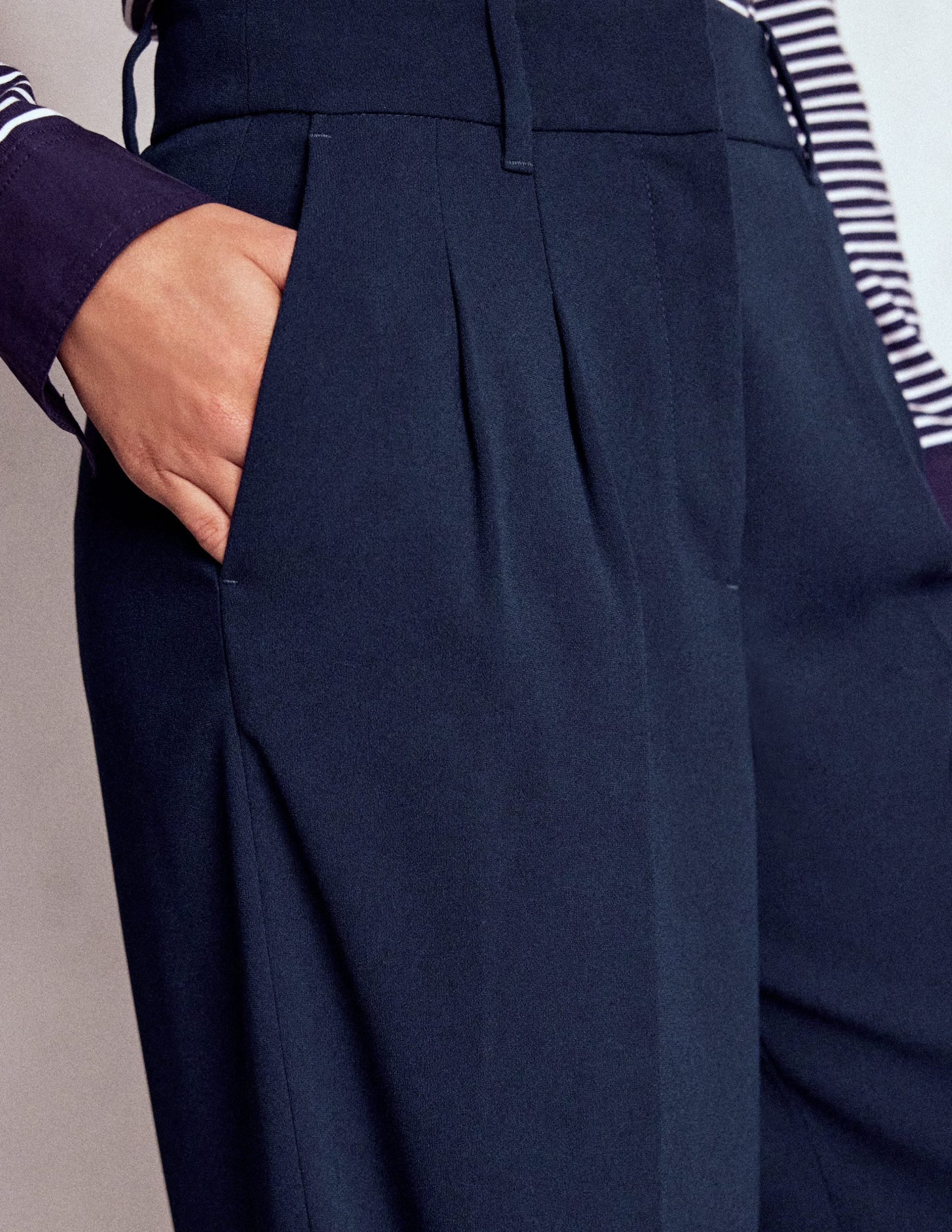 Kensington Tailored Pants-Navy - Image 2