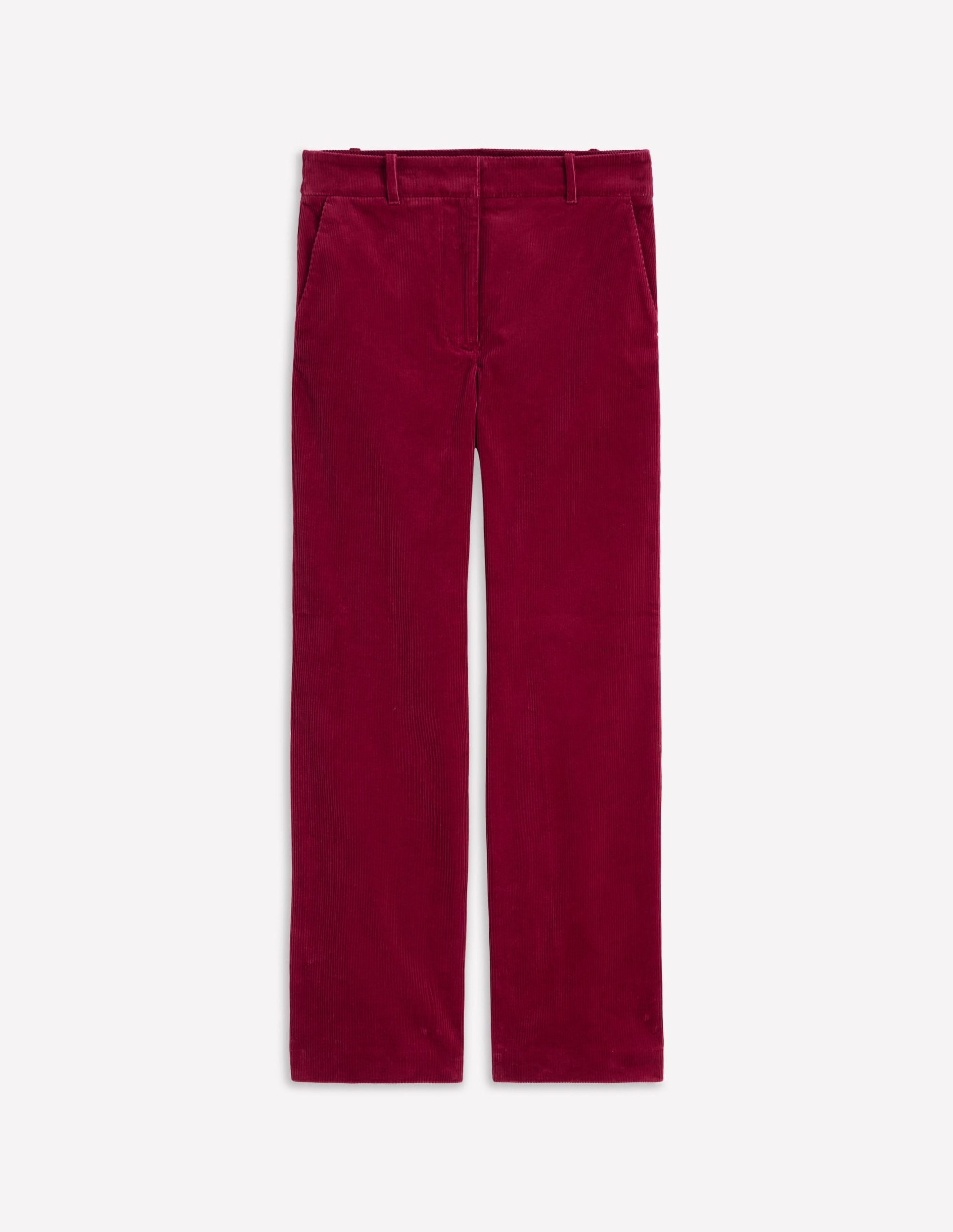Canonbury Cord Pants-Burgundy Red - Image 7