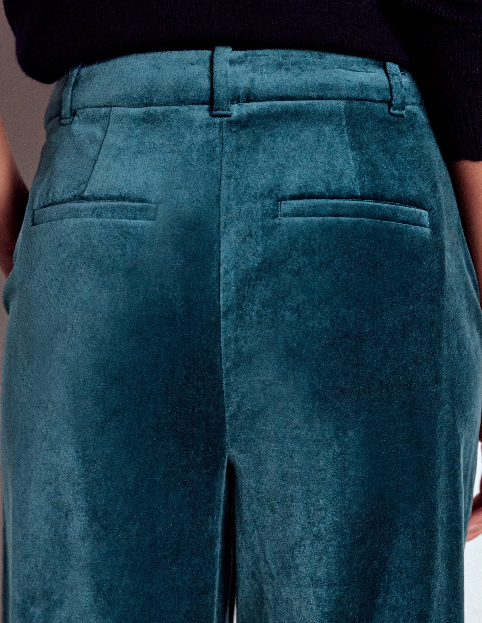 Belgravia Tailored Pants-Midnight Teal - Image 4