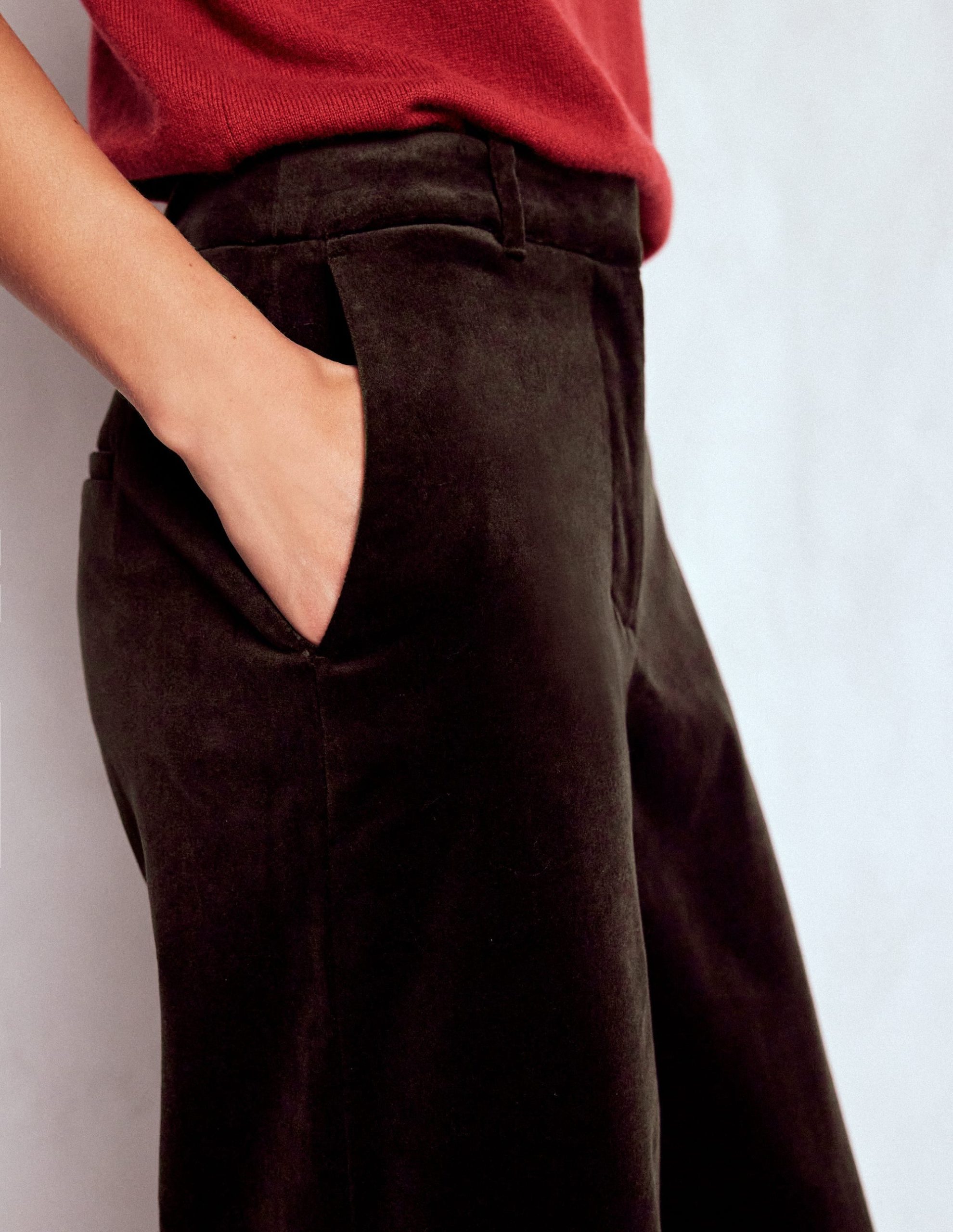 Belgravia Tailored Pants-Espresso - Image 2