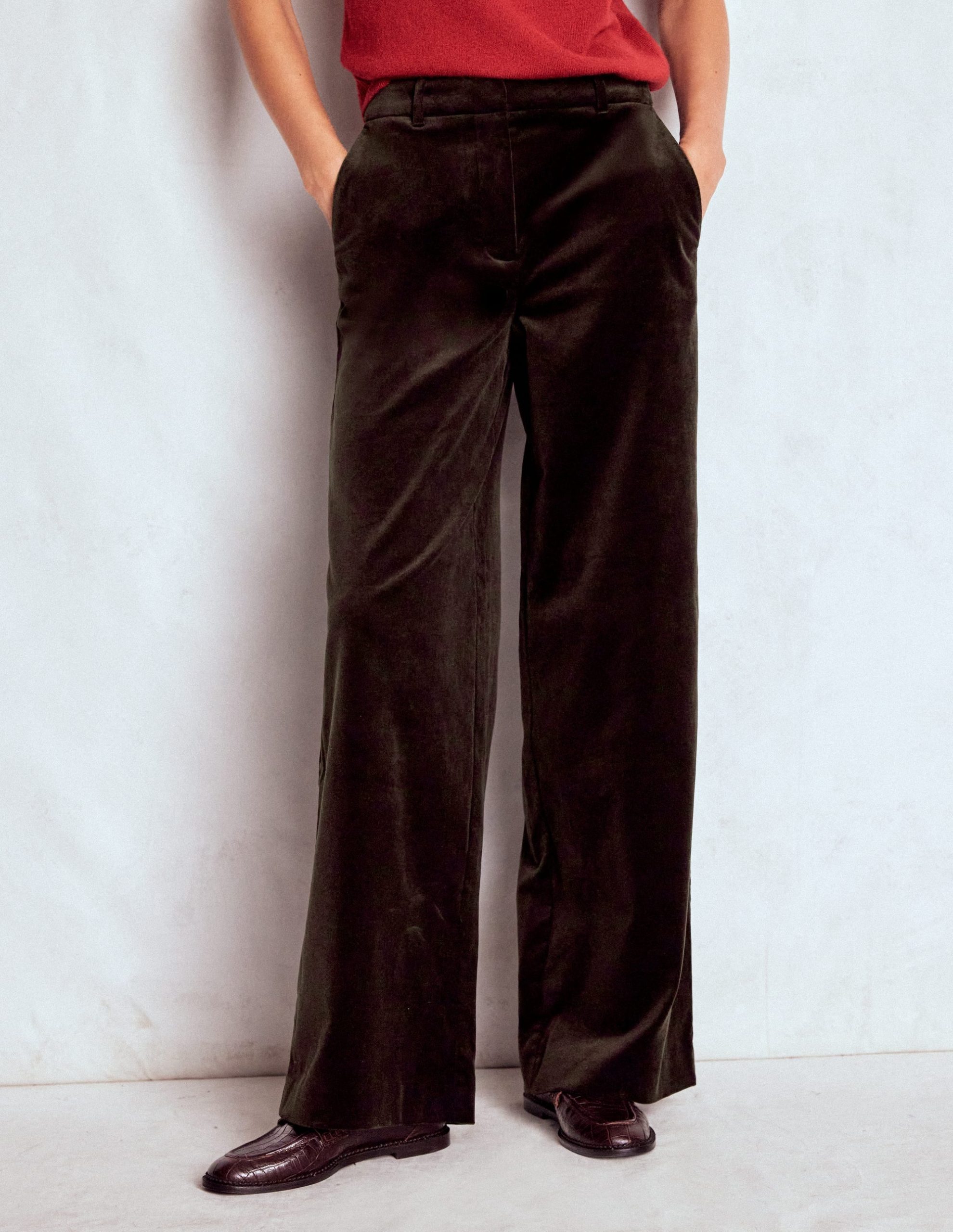 Belgravia Tailored Pants-Espresso - Image 4