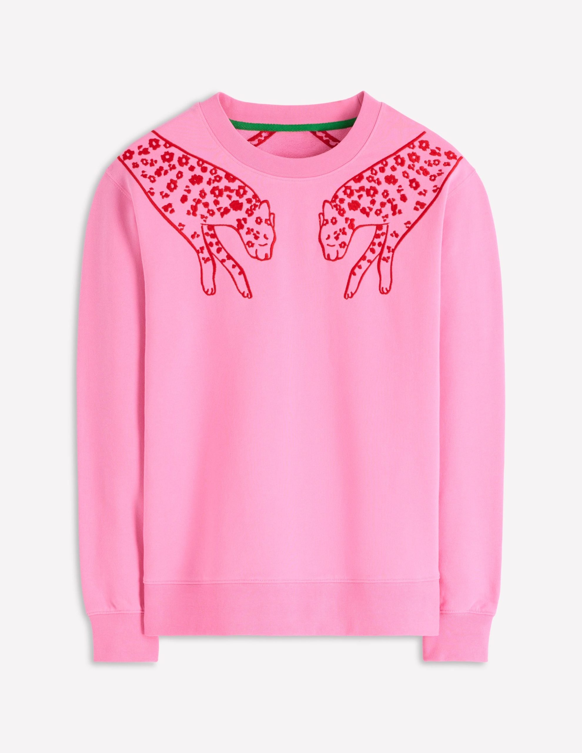Emi Embroidered Sweatshirt-Leopard Embroidery - Image 6
