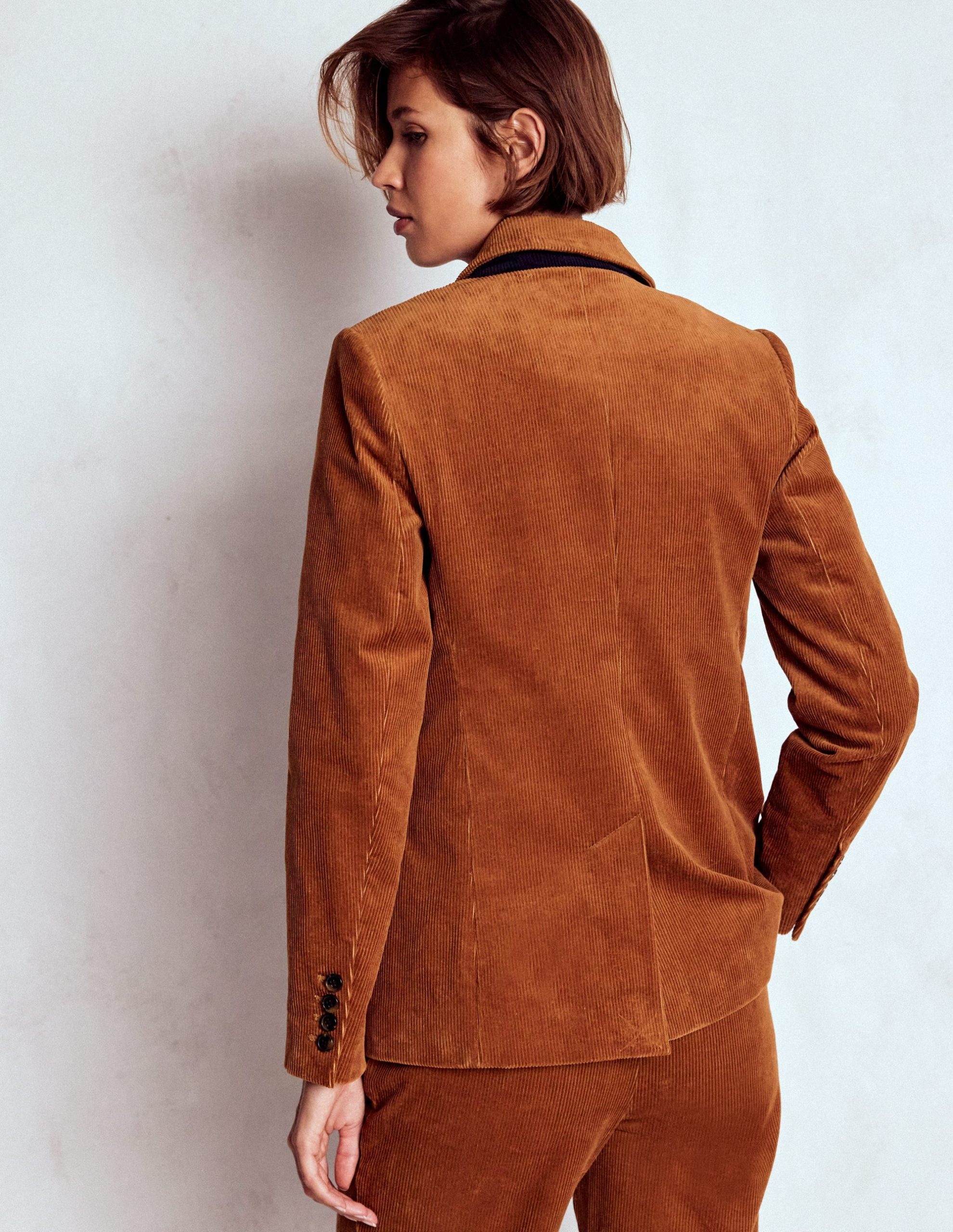 Stamford Cord Blazer-Ginger - Image 4
