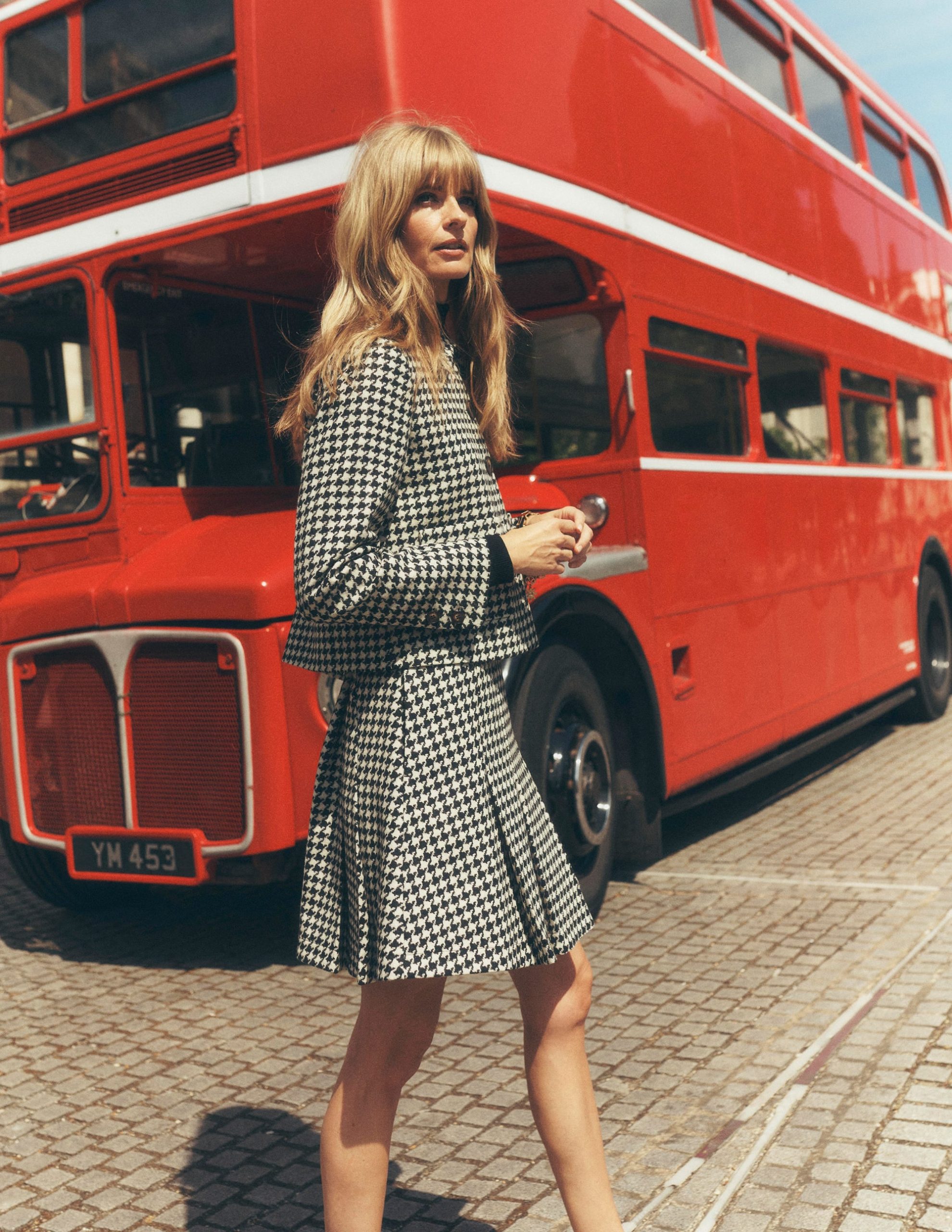 Knightsbridge Wool Jacket-Black Dogstooth - Image 2