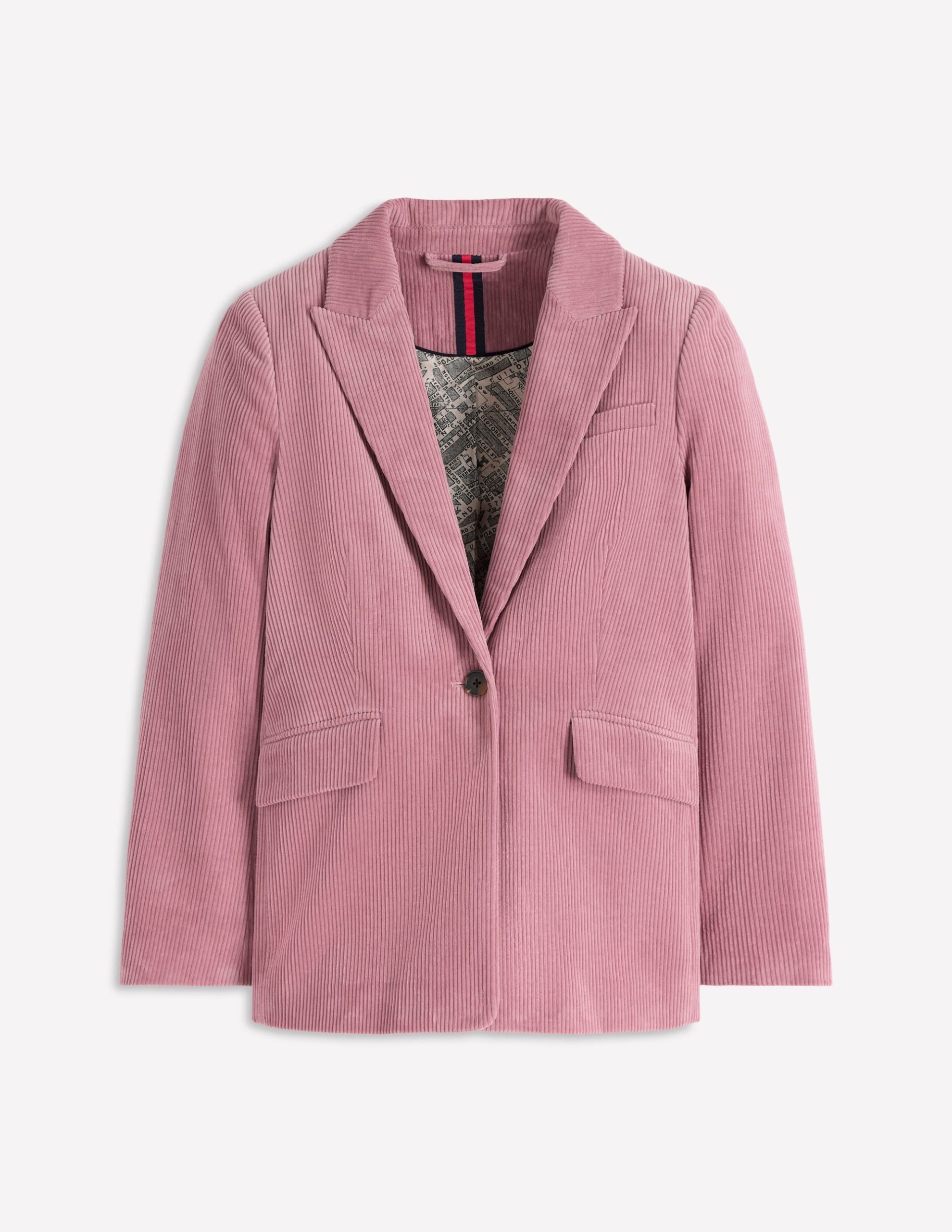 Woodbridge Cord Blazer-Blushing Rose - Image 6