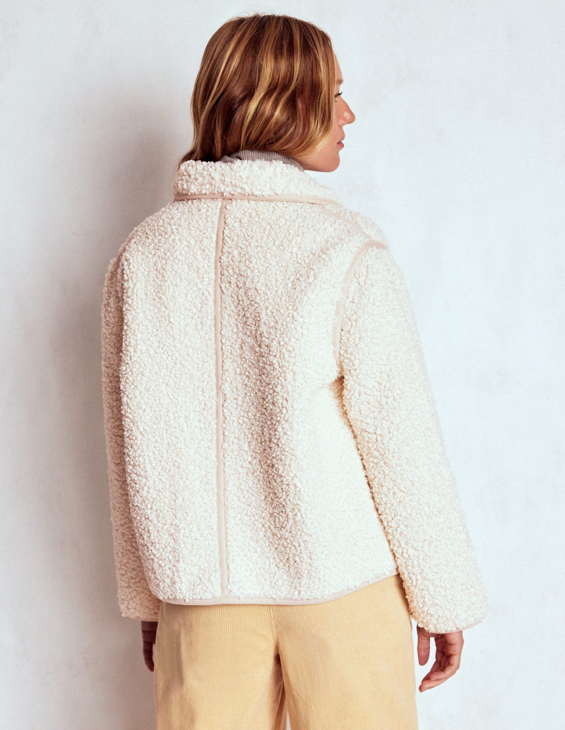 Borg Jacket-Curly Natural Borg - Image 3